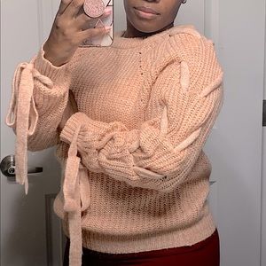 Laced Up Sweater